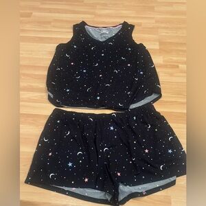 5/$25 JoySpun Black Star and Moon Print Pajama Set‎